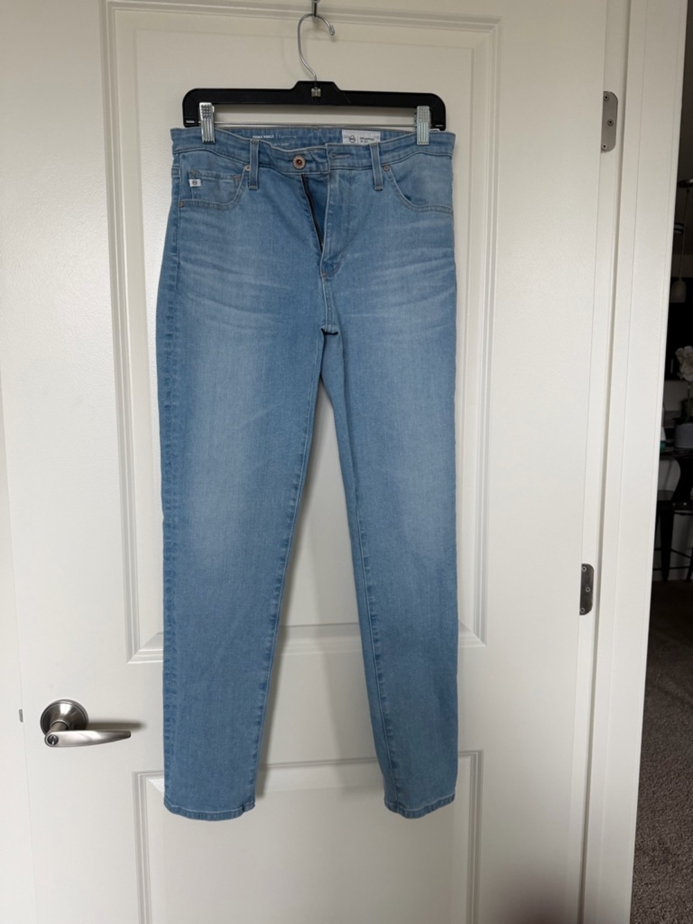 Ag Adriano Goldschmied Light Blue Skinny Jeans